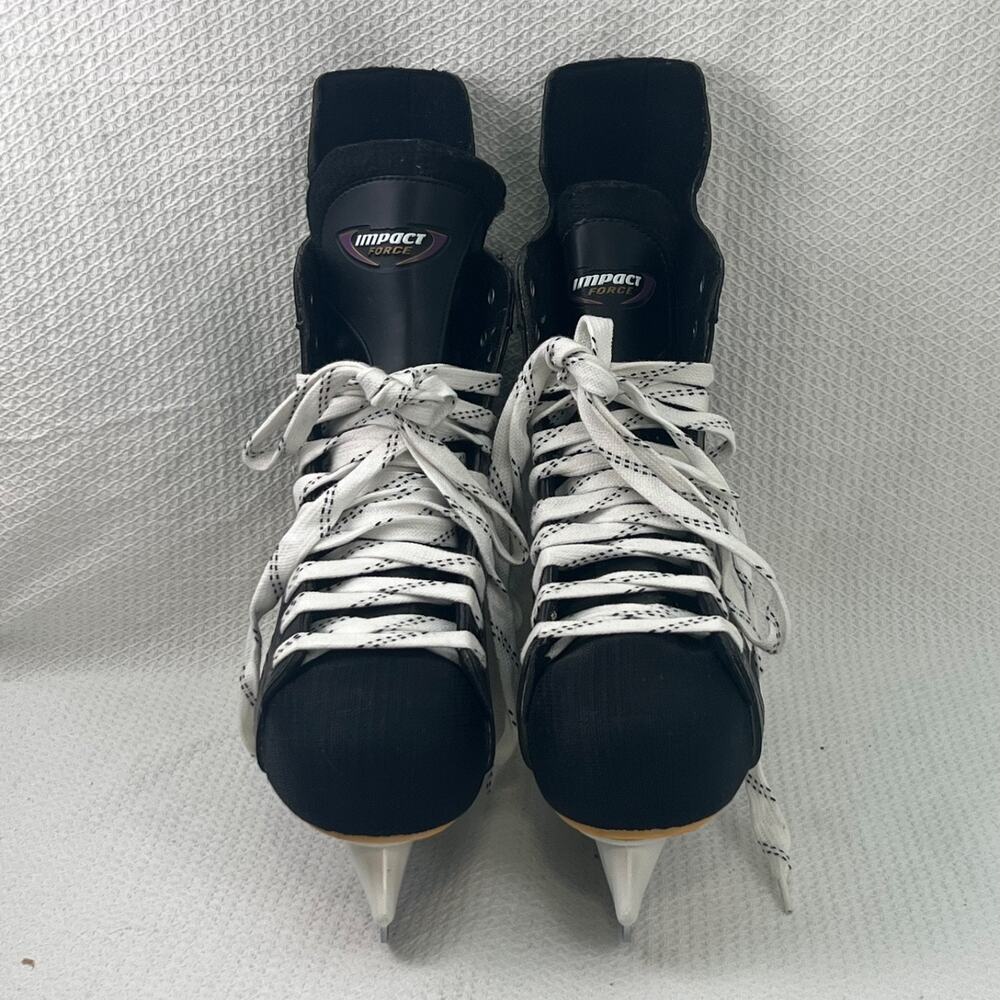 Bauer Impact 200 Hockey Ice Skates TUUK FastSteel Estimated Size 8-8.5 Read
